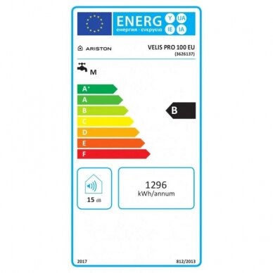 Ariston vandens šildytuvas VELIS PRO 100 EU 80 l. 4