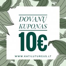 Dovanų kuponas 10 €