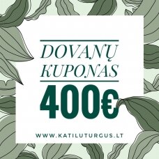 Dovanų kuponas 400 €