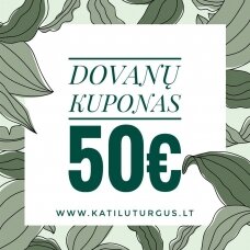 Dovanų kuponas 50 €