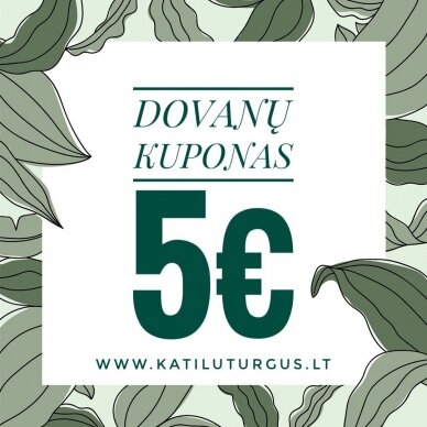 Dovanų kuponas 5 €