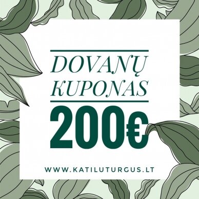 Dovanų kuponas 200 €