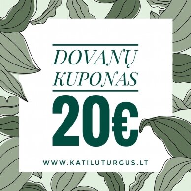 Dovanų kuponas 20 €