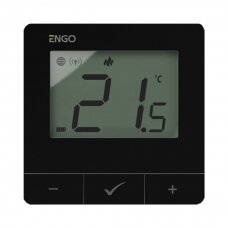 ENGO E25-BATB veebipõhine temperatuuriregulaator ZigBee, must