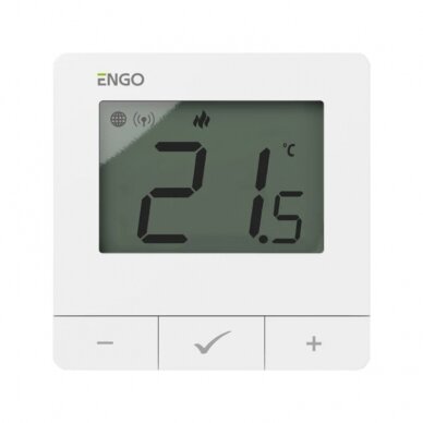 ENGO E25-230W Veebipõhine temperatuuriregulaator ZigBee, 230V toitega, valge