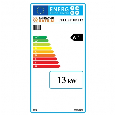 Graanul katel Pellet Uni 12kW 2