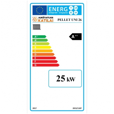 Graanul katel Pellet Uni 26kW 2