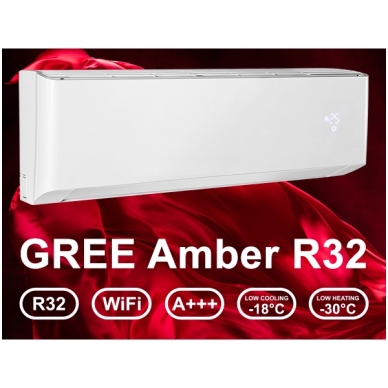 GREE šilumos siurblys oras-oras Amber Nordic 5,3/5,55kW su WiFi 1