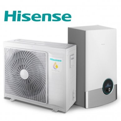 Hisense šilumos siurblys oras-vanduo Hi-Therma Split 4,4kW R32