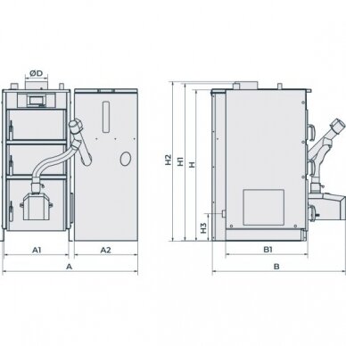 Kamen PELLET Kompakt 34kW 2