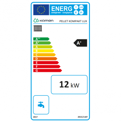 Graanul katel Kamen PELLET Kompakt LUX 12kW 4