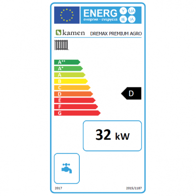 Kieto kuro katilas Kamen DREMAX PREMIUM 32 kW 3