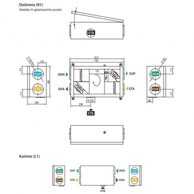 Komfovent rekuperatorius Domekt R 150 F C8 2