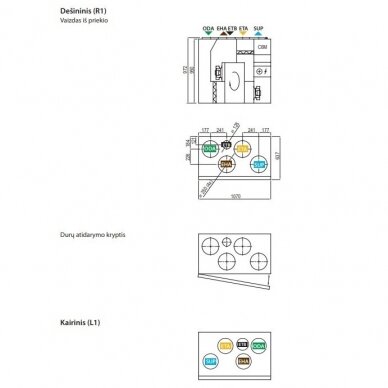 Komfovent rekuperatorius Domekt R 700 V C6M 2