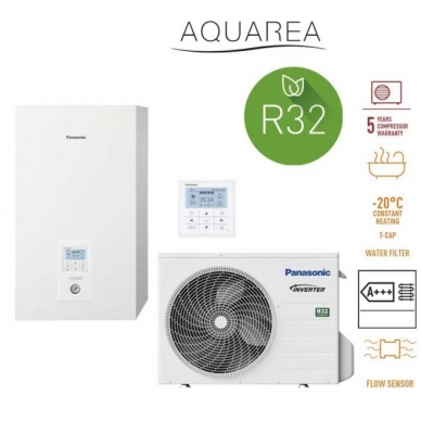 Panasonic Aquarea šilumos siurblys Bi-Bloc 7kW