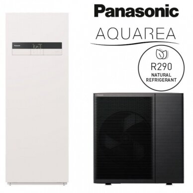 Panasonic Aquarea õhk-vesi soojuspumb All-In-One 7kW R290