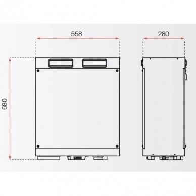 Rekuperatorius Zehnder ComfoAir 180 V ERV Entalpinis 3